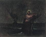Robert Loftin Newman Christ Saving Peter oil painting on canvas